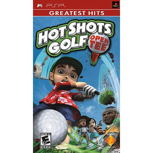 Hot Shots Golf Open Tee Greatest Hits cover art for PlayStation Portable PSP video game