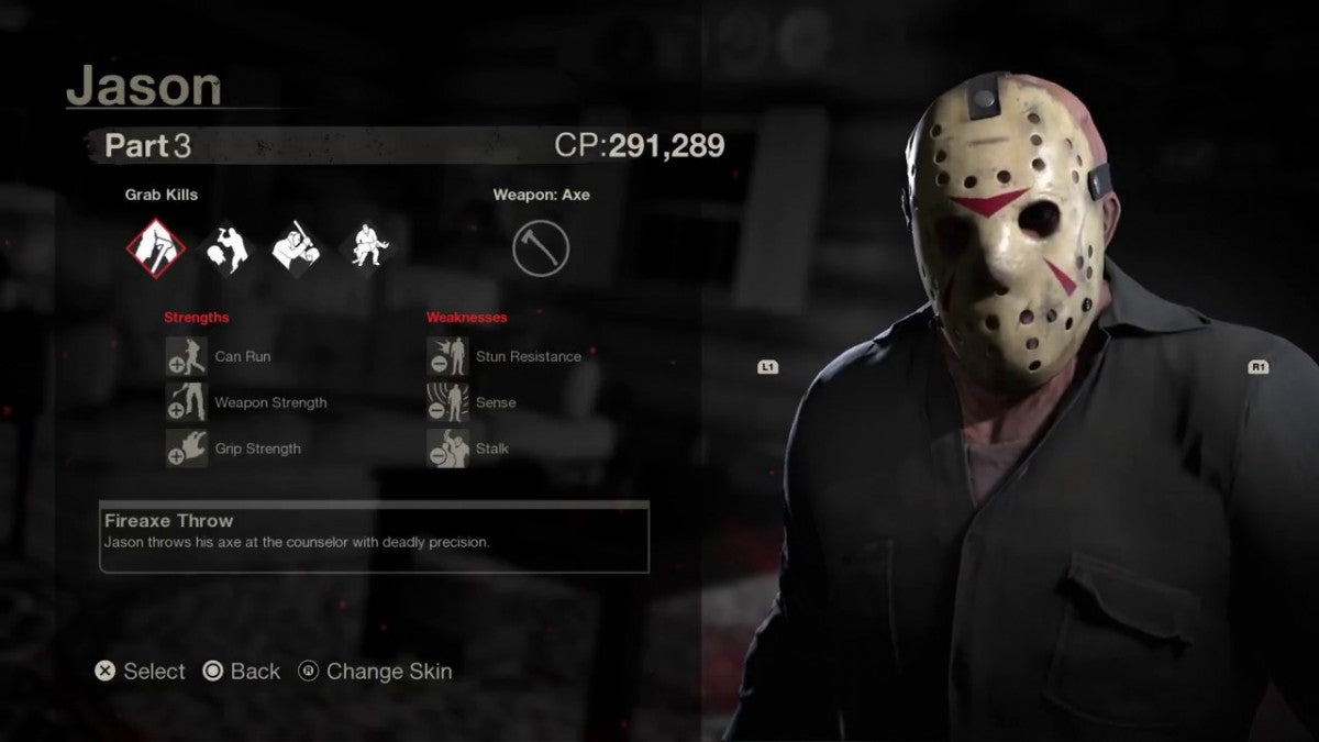 Friday the 13th: The Game Ultimate Slayer Edition for Nintendo Switch (NS) at Gamers INC, featuring the iconic Jason Voorhees on the cover, including all released DLC and retail-exclusive content for the ultimate horror gaming experience on the go gameplay screenshot
