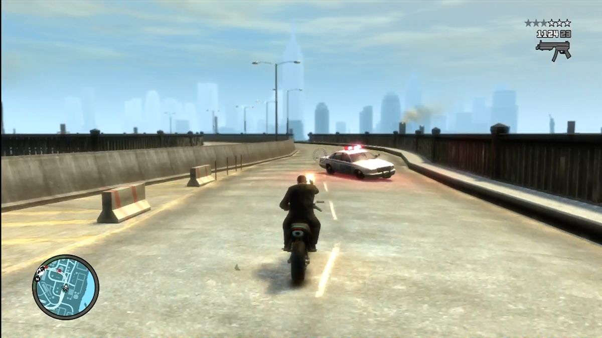 Grand Theft Auto IV [Platinum Hits] for Xbox 360 (X360) at Gamers INC, featuring Rockstar’s groundbreaking open-world crime epic starring Niko Bellic in Liberty City, with a gritty cinematic story, emergent sandbox gameplay, intense gunfights and driving, and robust multiplayer modes in a definitive budget-friendly Platinum Hits release gameplay screenshot