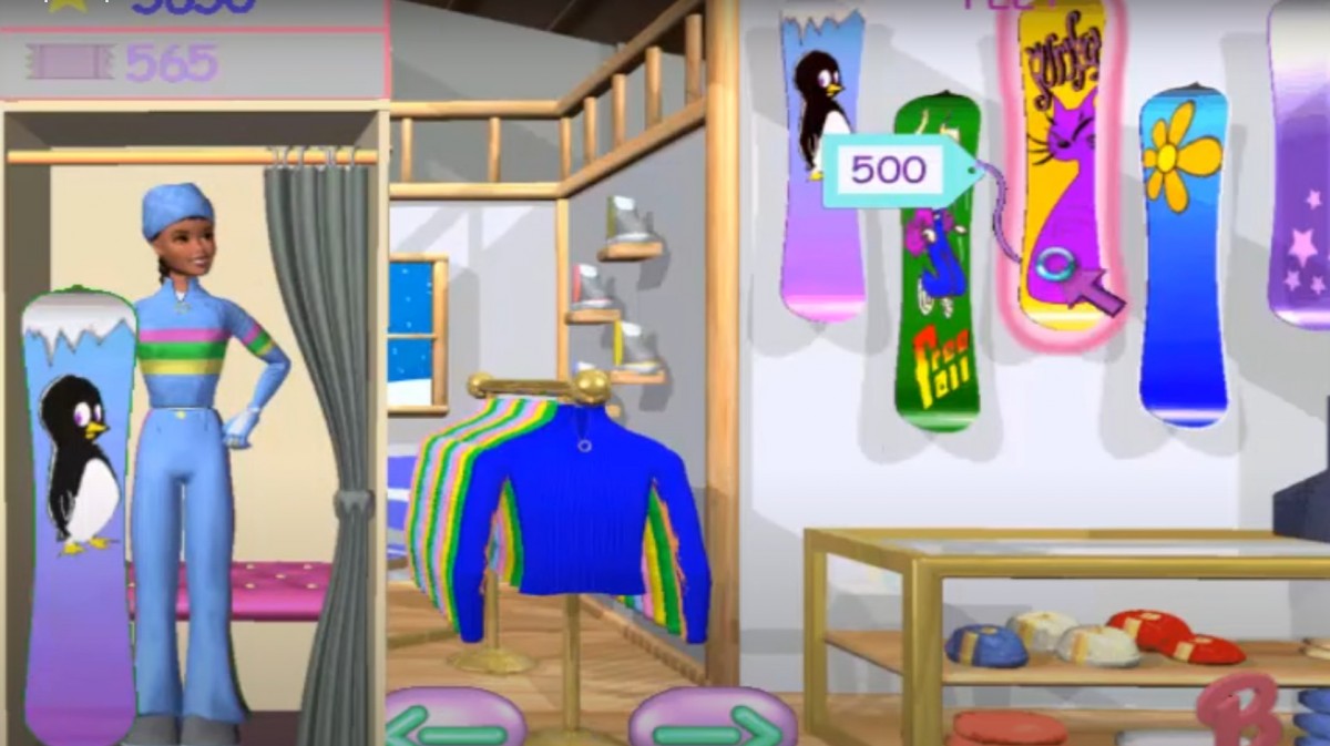 Barbie Super Sports for PlayStation 1 sports mini game collection featuring multiple athletic events colorful family friendly presentation simple controls and classic Barbie themed casual gaming experience gameplay