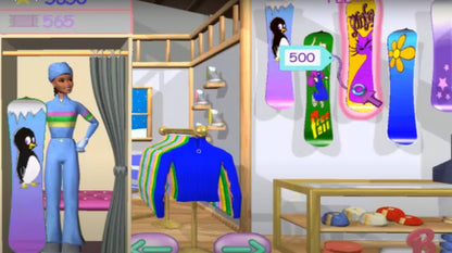 Barbie Super Sports for PlayStation 1 sports mini game collection featuring multiple athletic events colorful family friendly presentation simple controls and classic Barbie themed casual gaming experience gameplay