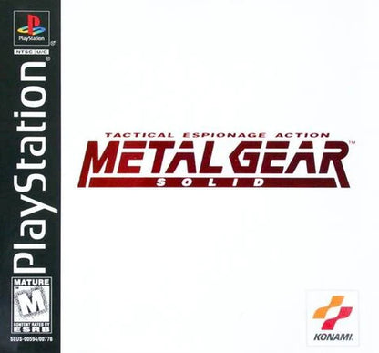 Metal Gear Solid: Tactical Espionage Action cover art for PlayStation 1 (PS1) video game