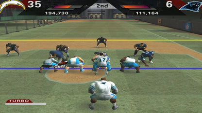NFL Street Nintendo GameCube GC for arcade style football video game fans featuring fast paced street football matches NFL players trick moves aggressive tackles team customization game modes multiplayer competition urban football environments and classic EA Sports action collectible gaming appeal gameplay