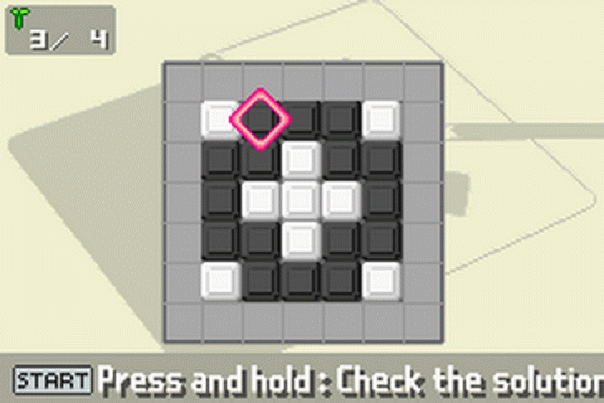 Polarium Advance gameplay for Game Boy Advance (GBA) video game