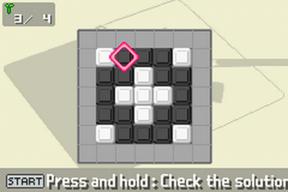 Polarium Advance gameplay for Game Boy Advance (GBA) video game