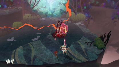 Bayonetta Origins Cereza and the Lost Demon Nintendo Switch action-adventure prequel puzzle-platforming fairy-tale art style Cereza demon companion Cheshire magical forest storybook aesthetic gameplay