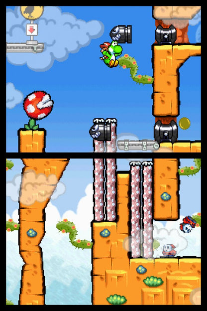 Yoshi's Island DS gameplay for Nintendo DS (DS) platformer video game