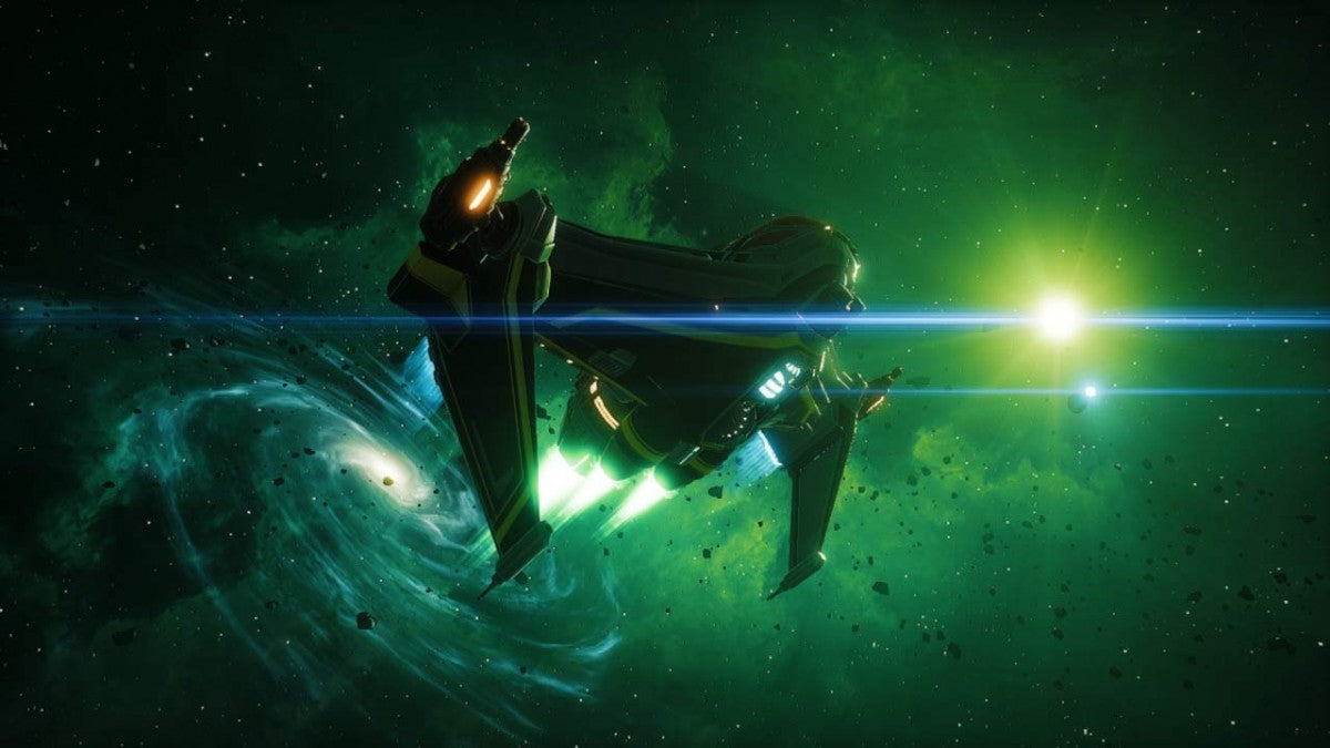 Everspace Stellar Edition Nintendo Switch rogue lite space combat shooter procedural generation six degrees of freedom permadeath meta progression unlockable ships blueprints crafting resource management gameplay