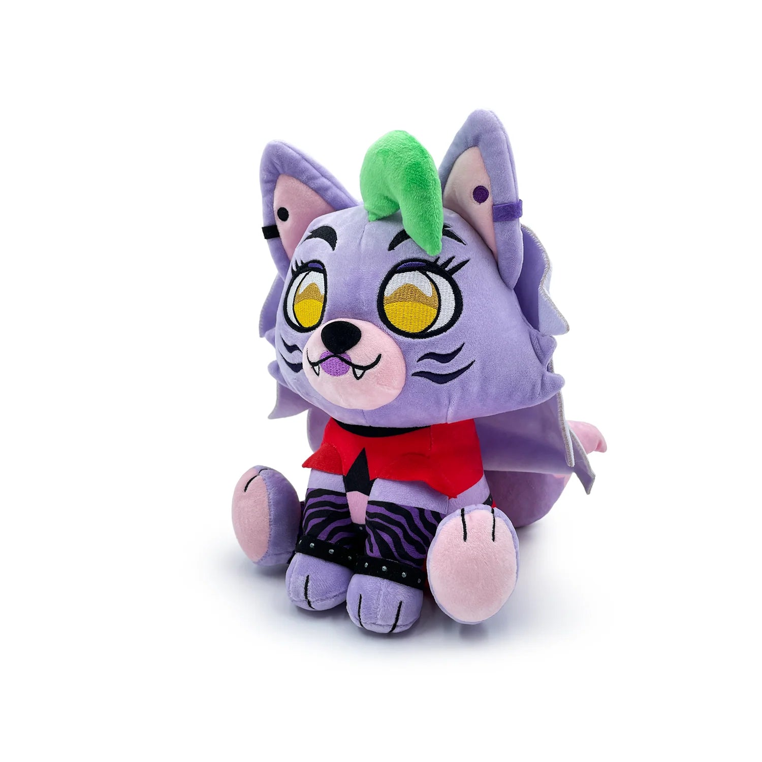 Five Nights at Freddy's Glamrock Roxy Sit 9 inch plush toy featuring detailed character design soft stuffed collectible official FNAF merchandise and display plush for fans side view