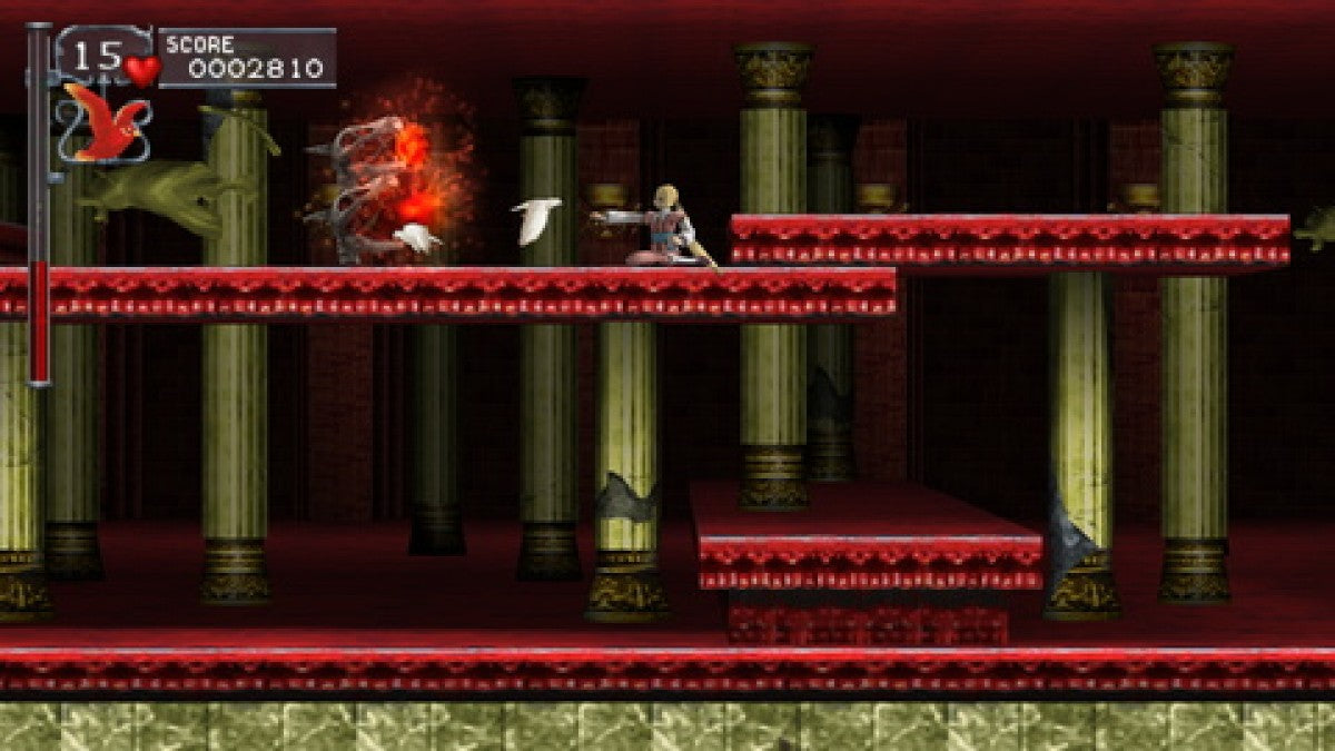 Castlevania Dracula X Chronicles PlayStation Portable PSP for action platforming video game fans featuring gothic adventure vampire hunting side scrolling combat challenging enemies castle exploration powerful weapons classic Castlevania gameplay remastered graphics and multiple game experiences collectible gaming appeal gameplay