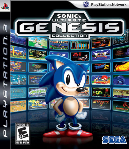 Sonic's Ultimate Genesis Collection cover art for PlayStation 3 (PS3) video game