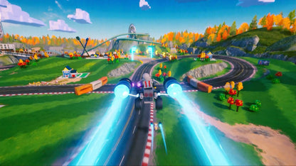 LEGO 2K Drive game featuring open-world racing, customizable LEGO vehicles, and arcade-style driving adventure for all ages gameplay