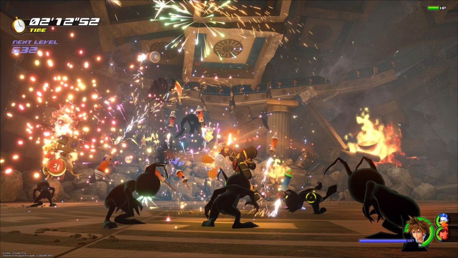 Kingdom Hearts III – PlayStation 4 (PS4) video game gameplay, action role-playing game.