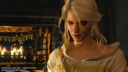 The Witcher 3 Wild Hunt Complete Edition Nintendo Switch NS video game featuring open world action role playing gameplay Geralt of Rivia monster hunting fantasy adventure sword combat magical signs alchemy crafting character progression branching story choices massive open world exploration quests and Complete Edition gameplay