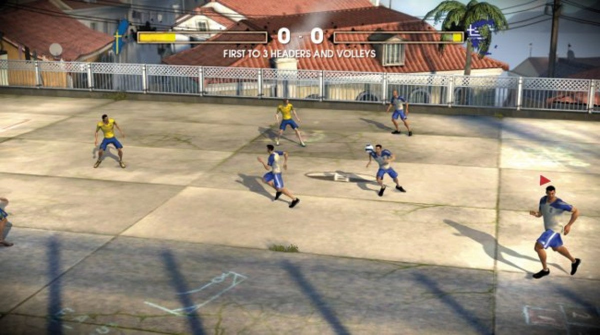 FIFA Street 3 Xbox 360 for sports video game fans featuring arcade style street soccer gameplay fast paced matches trick moves freestyle skills authentic international players multiplayer competition vibrant urban environments and exciting football action collectible gaming appeal Gameplay