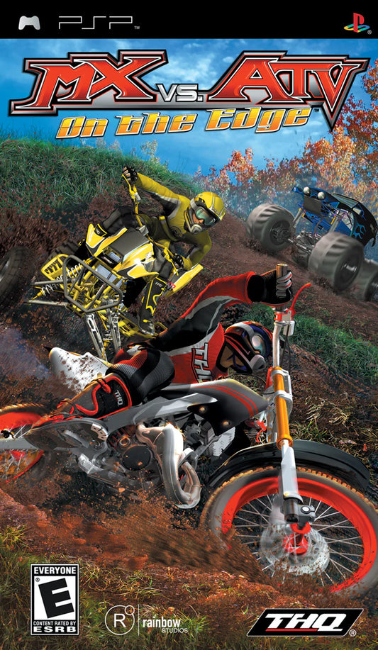 MX vs ATV: On the Edge cover art for PlayStation Portable (PSP) video game