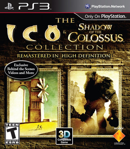 Ico and Shadow of the Colossus Collection cover art for PlayStation 3 PS3 video game