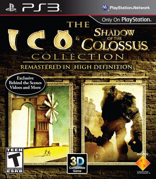 Ico & Shadow of the Colossus Collection cover art for PlayStation 3 (PS3) video game