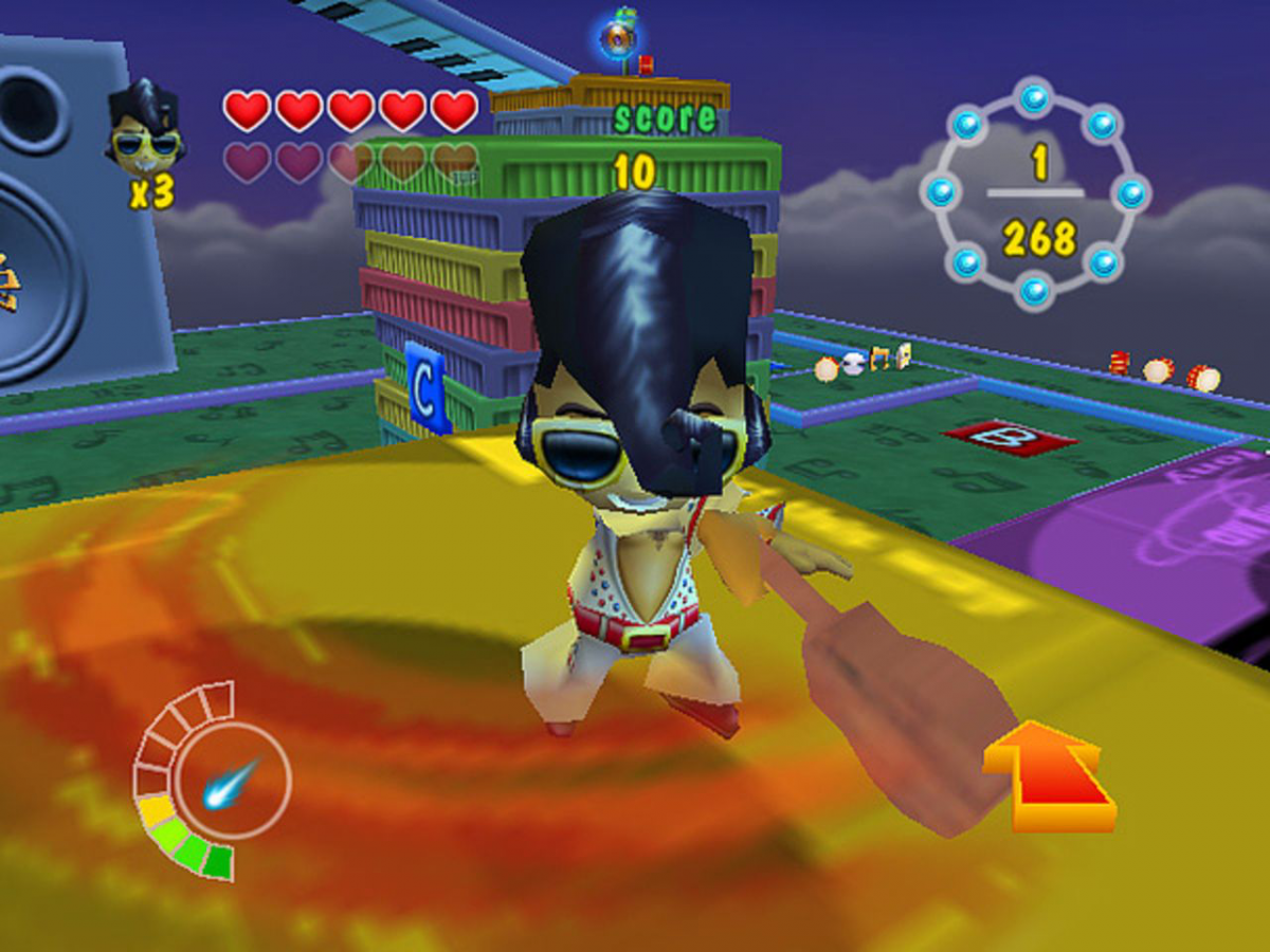 Rock 'n Roll Adventures – Nintendo Wii (Wii) platformer rhythm action video game gameplay