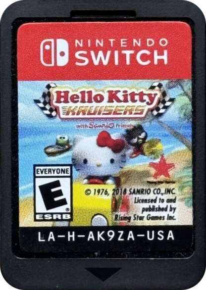 Hello Kitty Kruisers Nintendo Switch Game featuring racing gameplay with sanrio characters cover art game cartridge