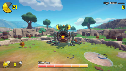 Pac-Man World Re-Pac 2 PS5 game featuring classic arcade platforming, colorful 3D levels, and modern remastered visuals for PlayStation 5 gameplay