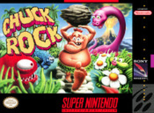 Chuck Rock cover art for Super Nintendo Entertainment System (SNES) video game