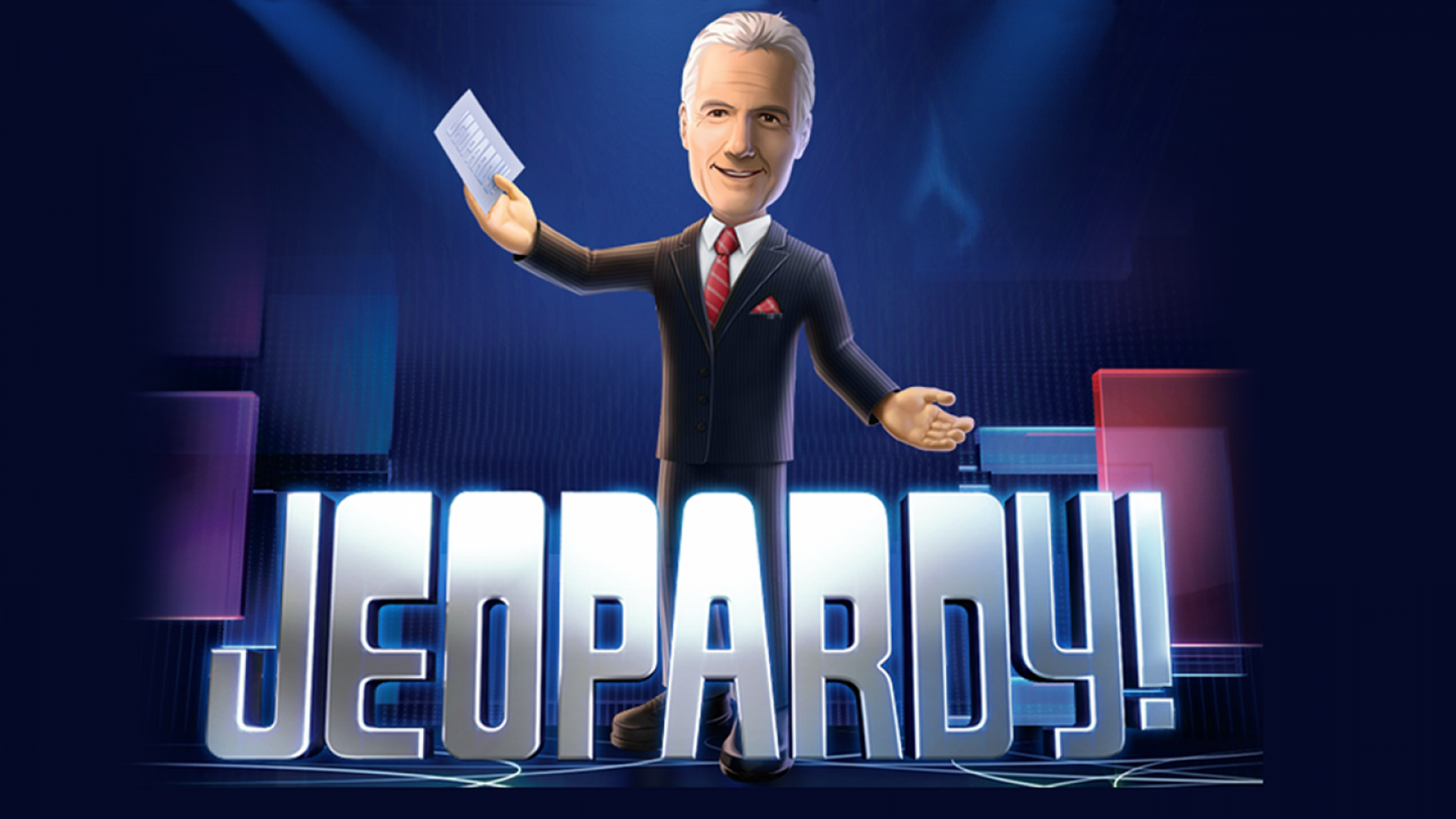 Jeopardy title screen art for Nintendo Wii U (WiiU) video game