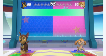 Paw Patrol: Mighty Pups Save Adventure Bay for Xbox One, gameplay image for a family-friendly action-adventure kids video game