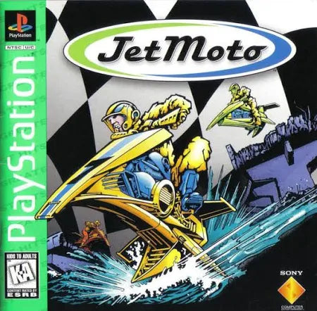 Jet Moto [Greatest Hits] – PlayStation 1 (PS1) retro video game cover art