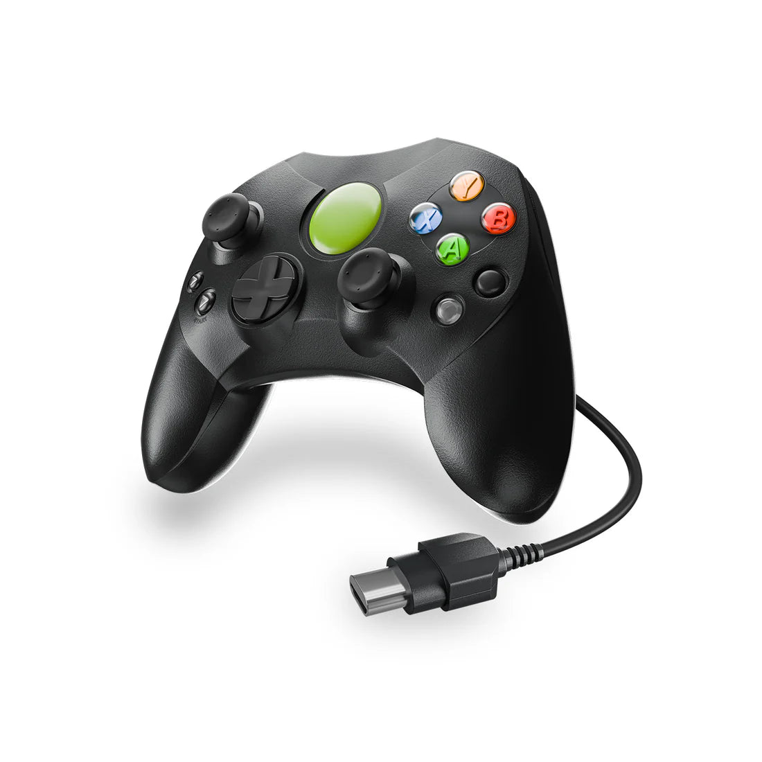 Warden Black Xbox Original wired controller by XYAB gaming accessory for classic Xbox consoles.