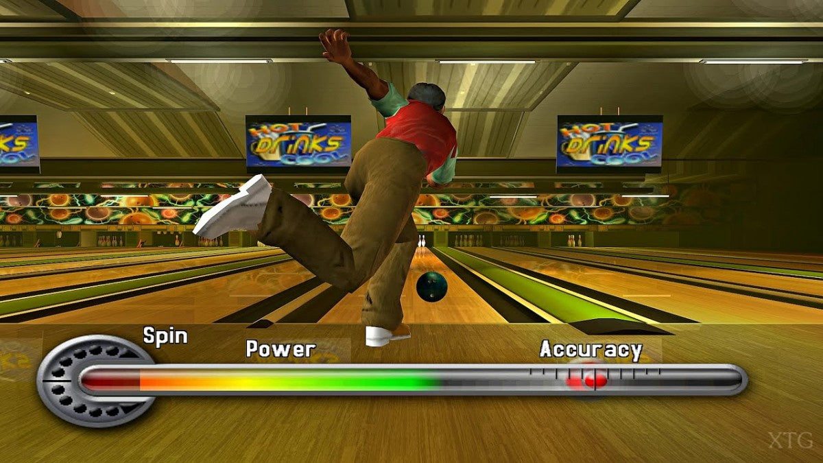 AMF Xtreme Bowling PS2 sports bowling video game gameplay