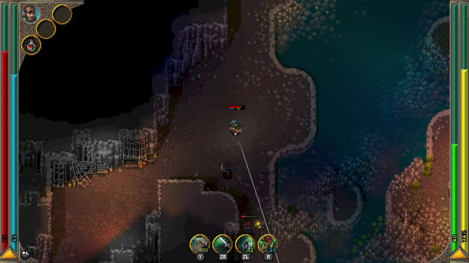 Hammerwatch II gameplay image for Nintendo Switch (NS) video game
