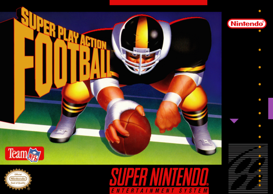 Super Play Action Football cover art for Super Nintendo Entertainment System (SNES) video game