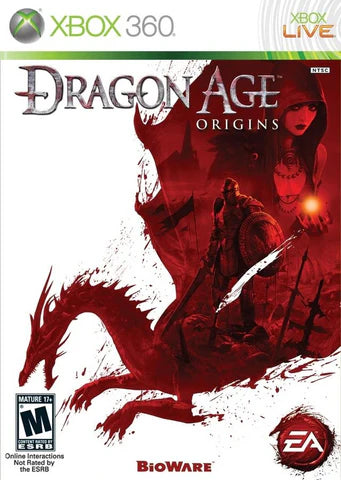 Dragon Age: Origins cover art for Xbox 360 (X360) video game