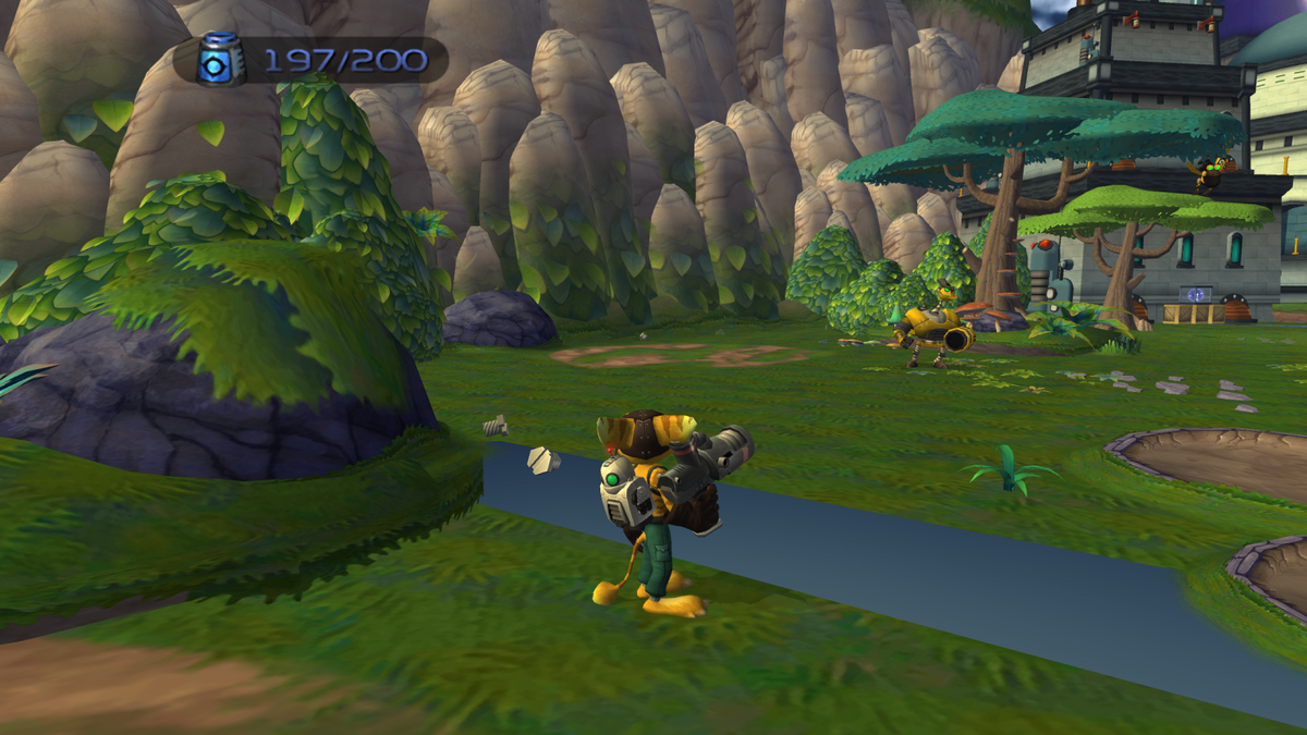 atchet & Clank Collection PlayStation 3 PS3 video game featuring action adventure platforming gameplay Ratchet and Clank characters colorful planets exploration weapon upgrades puzzle solving combat challenges and classic PlayStation gameplay retro video game collection collectible gaming appeal gameplay