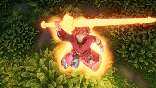 Visions of Mana PS5 game featuring action RPG combat, vibrant fantasy worlds, and classic Mana series adventure gameplay