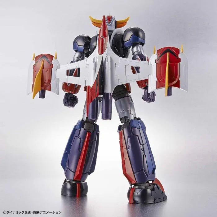 Grendizer (Infinitism Ver.) HG 1/144 Model Kit – Bandai Hobby High Grade 1/144 scale plastic model kit from Mazinger Z Infinitism series featuring modernized Grendizer design with dynamic box art