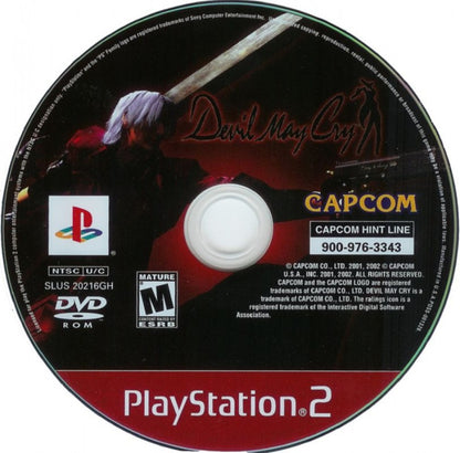 Devil May Cry [Greatest Hits] disc for PlayStation 2 (PS2) action-adventure hack-and-slash video game