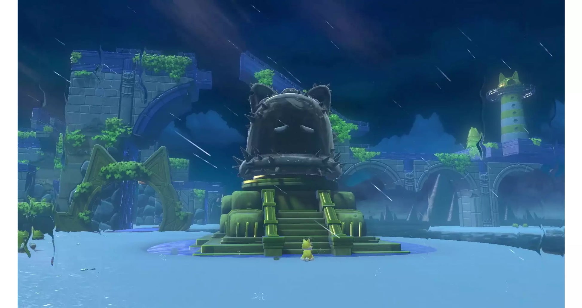 Super Mario 3D World plus Bowsers Fury gameplay image for Nintendo Switch platformer game