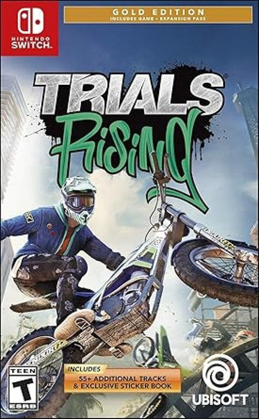 Trials Rising – Nintendo Switch (NS) cover art for video game for NS