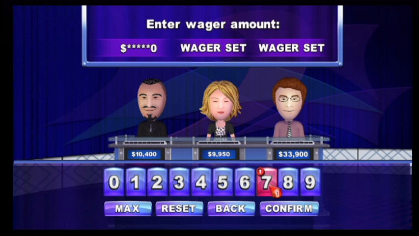 Jeopardy – Nintendo Wii (Wii) trivia game show party video game gameplay