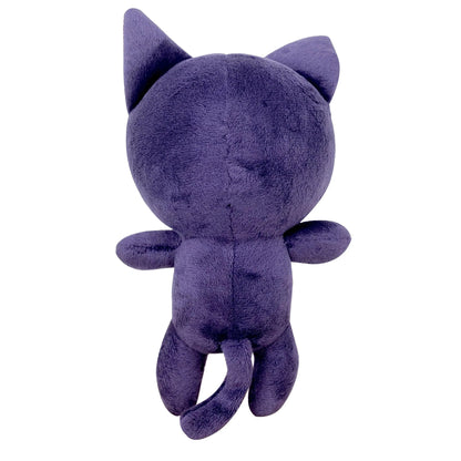 Luna Sailor Moon Plush anime collectible stuffed toy featuring Luna the black cat character from Sailor Moon iconic crescent moon forehead marking soft plush fabric cute feline design magical girl anime merchandise cuddly character plush display collectible Sailor Moon fan gift shelf decor and Japanese anime collection appeal