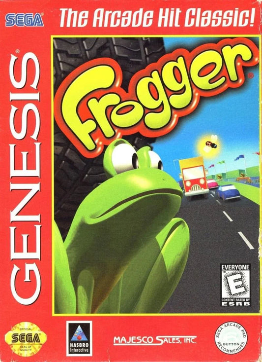 Frogger cover art for Sega Genesis (GEN) video game
