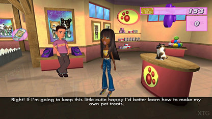 Bratz: The Movie for PlayStation 2 with fashion-focused teen adventure theme gameplay