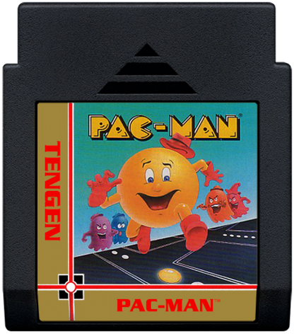 Pac-Man [Tengen][Black Cart] cartridge for Nintendo Entertainment System (NES) retro video game
