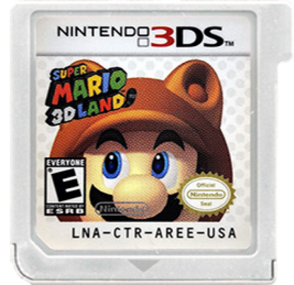 Super Mario 3D Land Nintendo Selects Nintendo 3DS 3DS for retro video game enthusiasts featuring 3D platforming gameplay classic Mario characters colorful worlds power ups challenging levels coin collecting creative obstacles cartridge art