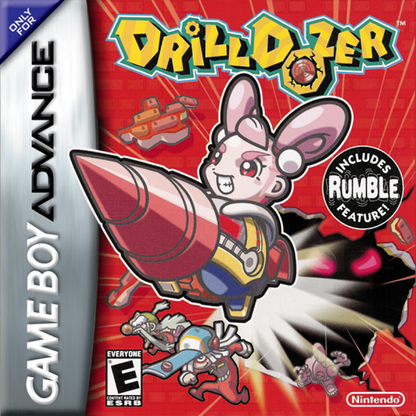 Drill Dozer cover art for Game Boy Advance (GBA) video game