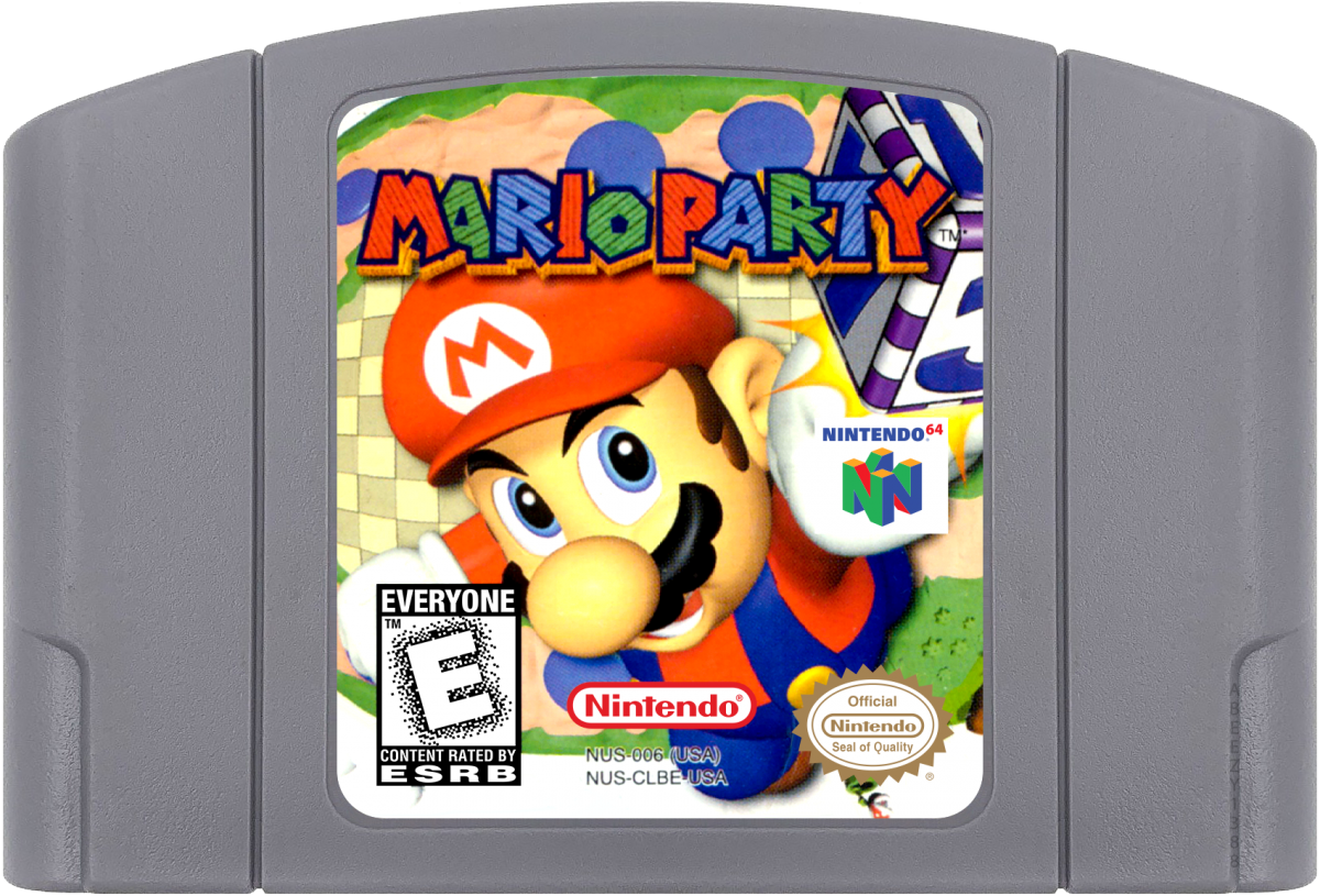 Mario Party cartridge for Nintendo 64 (N64) video game