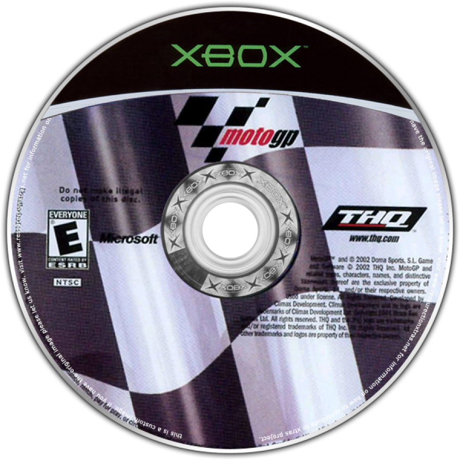 MotoGP disc for Xbox (XBOX) video game