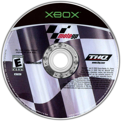 MotoGP disc for Xbox (XBOX) video game